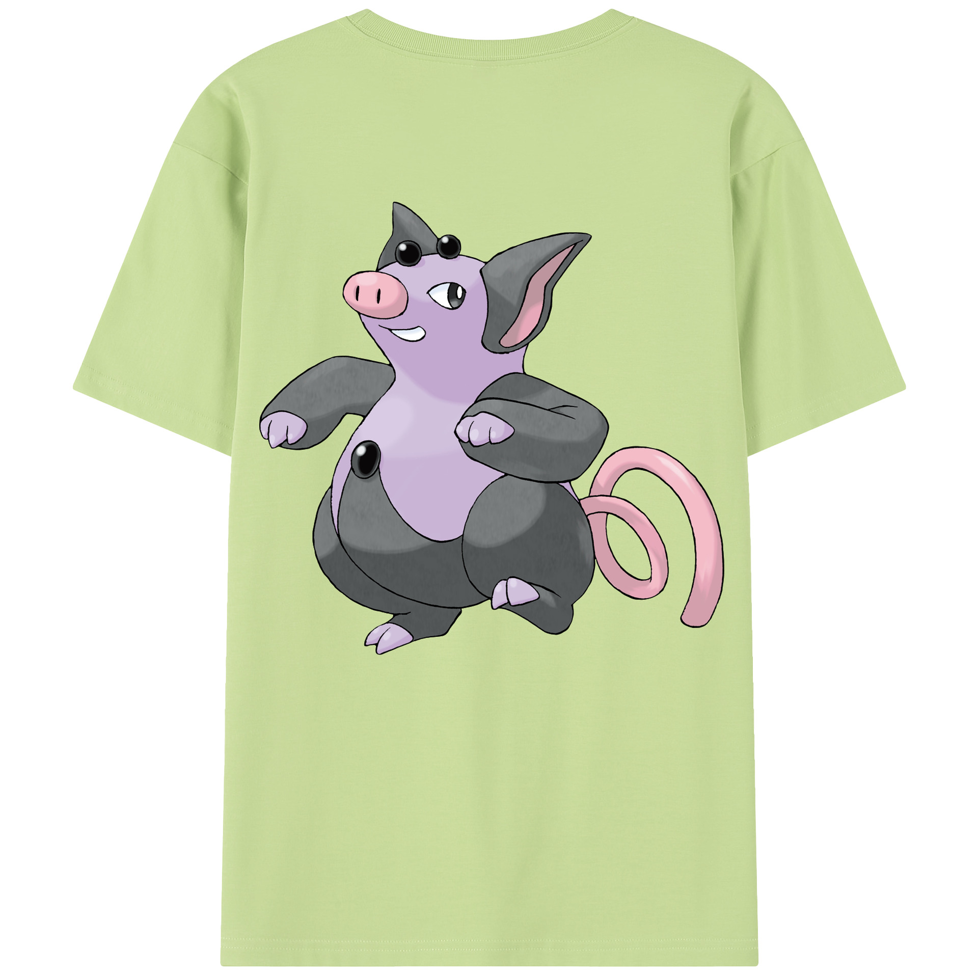 （画像用） ポケットモンスター Pokémon 綿100％半袖Tシャツ（背面プリント）